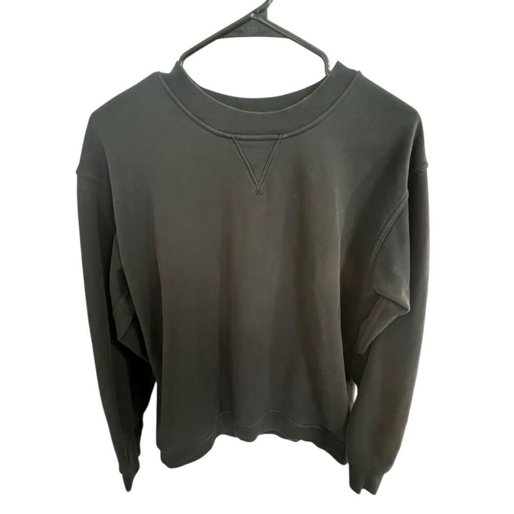 Lululemon Athletica Black All Yours Crewneck Heavyweight Sweatshirt